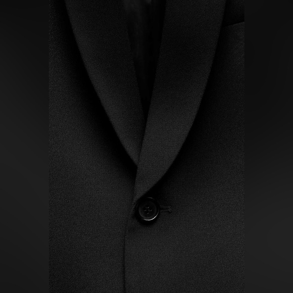 Zara fitted tuxedo jacket blazer - Picture 9 of 11